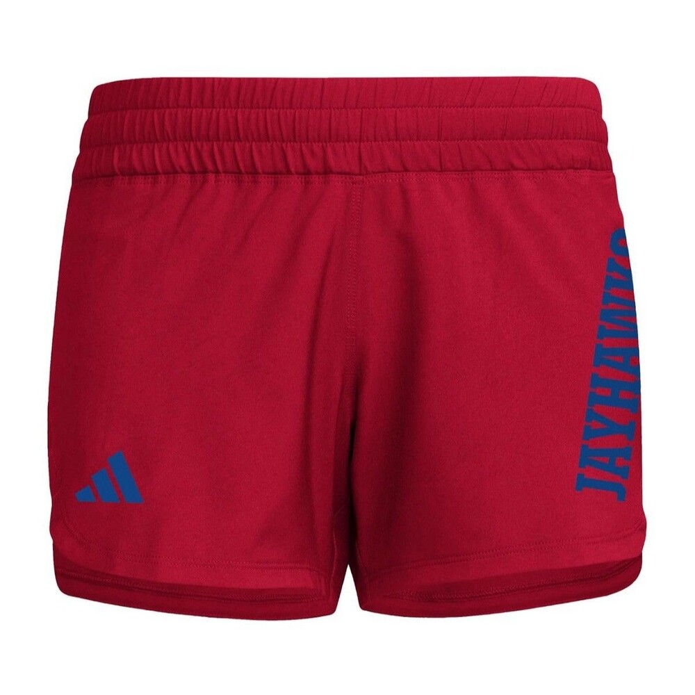 Adidas Womens D4T Woven Kansas University‎ Training Shorts Size S 5” Inseam NWT
